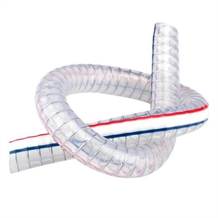clear pvc wire reinforced flexible hose-2