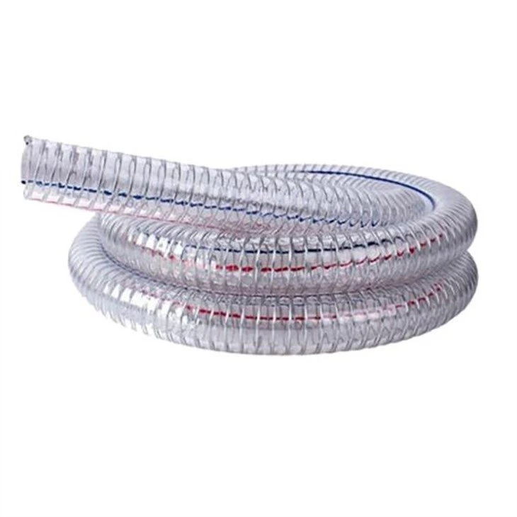 clear pvc wire reinforced flexible hose-4